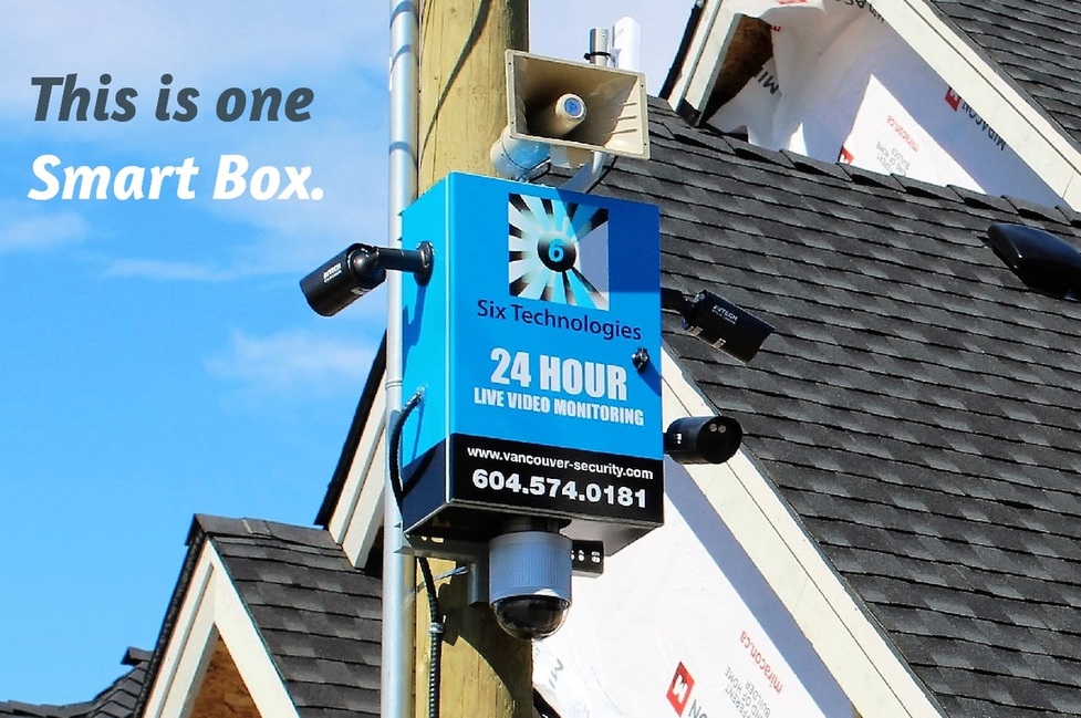 six technologies smart box, construction site security companies in surrey vancouver